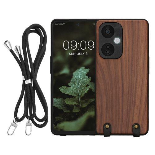 Husa OnePlus Nord CE 3 Lite/Nord N30, Maro, Lemn, KWM000022PC001C