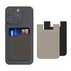 Set 3 Card pocket Kwmobile pentru telefoane, Multicolor, Silicon, KWM000010CX011C