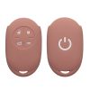 Husa Cheie Auto Kwmobile pentru Fiat 4 Butoane, Roz, Silicon, KWM0000190D002C
