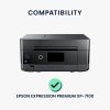 Husa Kwmobile pentru imprimanta Epson Expression Premium XP-7100, Gri deschis, Textil, KWM0000192E002C