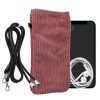 Husa Universala telefon, Marime XXL - 7 inch, Roz, Textil, KWM0000199B002C