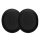 Set 2 Perne de urechi Kwmobile pentru Jabra Evolve 2 65/Evolve 65 SE, Negru, Piele ecologica, KWM0000256O001C