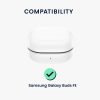 Husa Casti Kwmobile pentru Samsung Galaxy Buds FE, Alb, Silicon, KWM0000256R002C