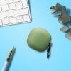 Husa Casti Kwmobile pentru Samsung Galaxy Buds FE, Verde, Silicon, KWM0000256R003C