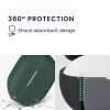 Husa Casti Kwmobile pentru SoundPEATS Air 4 Pro, Verde inchis, Silicon, KWM0000256Z002C