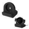 Docking stand Kwmobile pentru Google Pixel Watch, Negru, Silicon, KWM0000257C001C