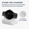 Docking stand Kwmobile pentru Google Pixel Watch, Alb, Silicon, KWM0000257C002C