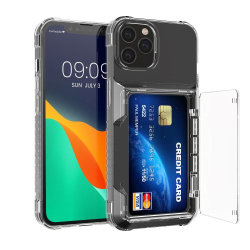 Husa Apple iPhone 12/iPhone 12 Pro, Transparent, Plastic, KWM000022PO001C
