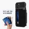 Husa Apple iPhone 12/iPhone 12 Pro, Negru, Plastic, KWM000022PT001C