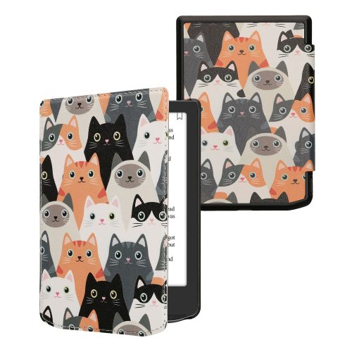 Husa Kwmobile pentru PocketBook Verse/Verse Pro, Multicolor, Piele ecologica, KWM000023RQ003C