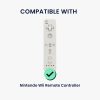 Husa telecomanda Kwmobile pentru Nintendo Wii, Negru, Silicon, KWM000023RR001C