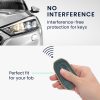 Husa Cheie Auto Kwmobile pentru Peugeot/Citroen 3 Butoane - Smart Key, Albastru/Auriu, Silicon, KWM0000167F002C