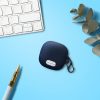 Husa Casti Kwmobile pentru Anker Soundcore Liberty 4 NC, Albastru inchis, Silicon, KWM000024SL002C