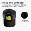 Docking stand Kwmobile pentru Samsung Galaxy Watch 5, Negru, Silicon, KWM0000257A001C