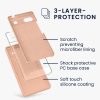 Husa Google Pixel 6a, Crem, Silicon, KWM000015FZ057C