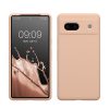 Husa Google Pixel 7a, Crem, Silicon, KWM000019YE043C