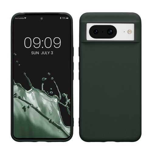 Husa Google Pixel 8, Verde inchis, Silicon, KWM0000208H015C