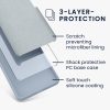 Husa Samsung Galaxy A25, Albastru deschis, Silicon, KWM000021MV003C