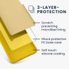 Husa Samsung Galaxy A25, Galben, Silicon, KWM000021MV010C