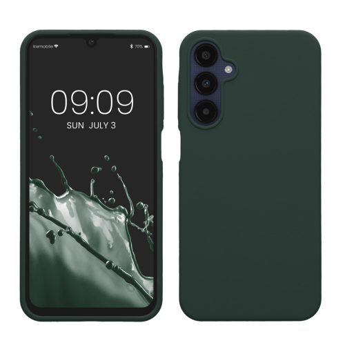 Husa Samsung Galaxy A25, Verde inchis, Silicon, KWM000021MV012C