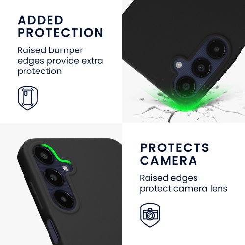 Husa Samsung Galaxy A25, Negru, Silicon, KWM000021MX001C