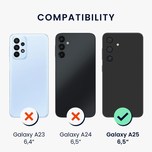 Husa Samsung Galaxy A25, Negru, Silicon, KWM000021MX001C