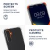 Husa Samsung Galaxy A25, Transparent/Negru, Silicon, KWM000021NF001C