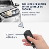 Husa Cheie Auto Kwmobile pentru VW 3 Butoane, Gri inchis, Piele naturala, KWM000012RW002C