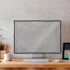 Husa Kwmobile pentru monitor de 31-32 inch, Gri deschis, Textil, KWM000017VG002C