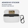 Husa Casti Kwmobile pentru Jabra Evolve 2 Buds, Alb, Silicon, KWM000018PY002C