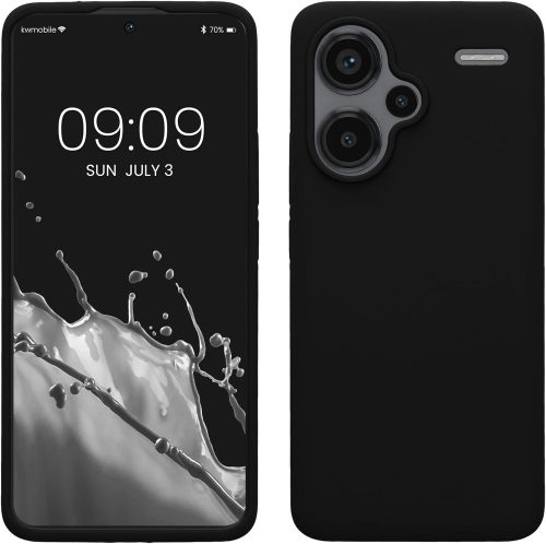 Husa Xiaomi Redmi Note 13 Pro Plus 5G, Negru, Silicon, KWM000020KH001C