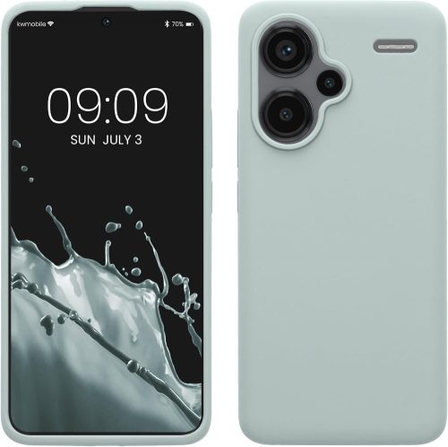 Husa Xiaomi Redmi Note 13 Pro Plus 5G, Verde deschis, Silicon, KWM000020KH005C