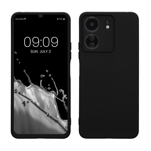 Husa Xiaomi Poco C65/Redmi 13C, Negru, Silicon, KWM000020KN001C