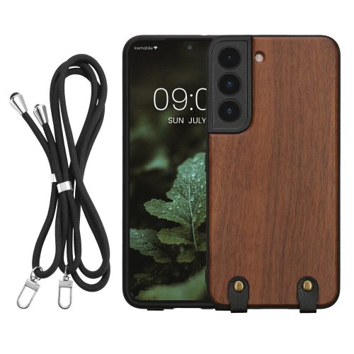 Husa Samsung Galaxy S22, Maro, Lemn, KWM000021OC001C