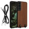 Husa Samsung Galaxy S22, Maro, Lemn, KWM000021OC001C