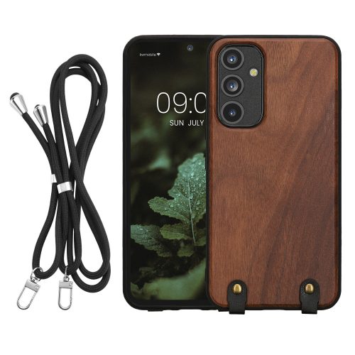 Husa Samsung Galaxy A54 5G, Maro, Lemn, KWM000021OD001C