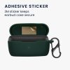 Husa Casti Kwmobile pentru Jabra Elite 4, Verde inchis, Silicon, KWM000024SI003C