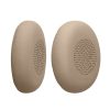 Set 2 Perne de urechi Kwmobile pentru Jabra Evolve 2 65/Evolve 65 SE, Bej, Piele ecologica, KWM0000256O002C