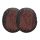 Set 2 Perne de urechi Kwmobile pentru Skullcandy Riff Wireless, Albastru inchis/Portocaliu, Piele ecologica, KWM0000257V002C