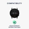 Curea Kwmobile pentru Xiaomi Mi Watch/Mi Watch Color Sport, Negru/Verde, Silicon, KWM0000258C002C
