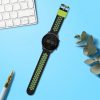 Curea Kwmobile pentru Xiaomi Mi Watch/Mi Watch Color Sport, Negru/Verde, Silicon, KWM0000258C002C