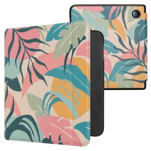 Husa Kwmobile pentru Kobo Libra 2, Multicolor, Piele ecologica, KWM0000198X021C