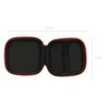 Husa Universala Kwmobile pentru casti, Negru/Portocaliu, Silicon, KWM000007UN004C
