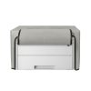 Husa Kwmobile pentru imprimanta Brother HL-L3230CDW LED/HL-L3210CW, Gri deschis, Textil, KWM000009VU002C