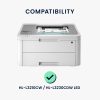 Husa Kwmobile pentru imprimanta Brother HL-L3230CDW LED/HL-L3210CW, Gri deschis, Textil, KWM000009VU002C