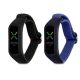 Set 2 Curele Kwmobile pentru OPPO Band Sport, Negru/Albastru, Nylon, KWM0000173Y005C