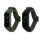 Set 2 Curele Kwmobile pentru OPPO Band Sport, Verde inchis/Gri, Nylon, KWM0000173Y006C