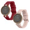 Set 2 Curele Kwmobile pentru Garmin Lily Sport, Rosu/Roz, Silicon, KWM000018RG006C