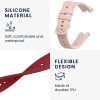 Set 2 Curele Kwmobile pentru Garmin Lily Sport, Rosu/Roz, Silicon, KWM000018RG006C