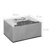 Husa Kwmobile pentru imprimanta Epson EcoTank ET-2820/EcoTank ET-2812/EcoTank ET-2810, Gri/Negru, Plastic, KWM0000192A002C
